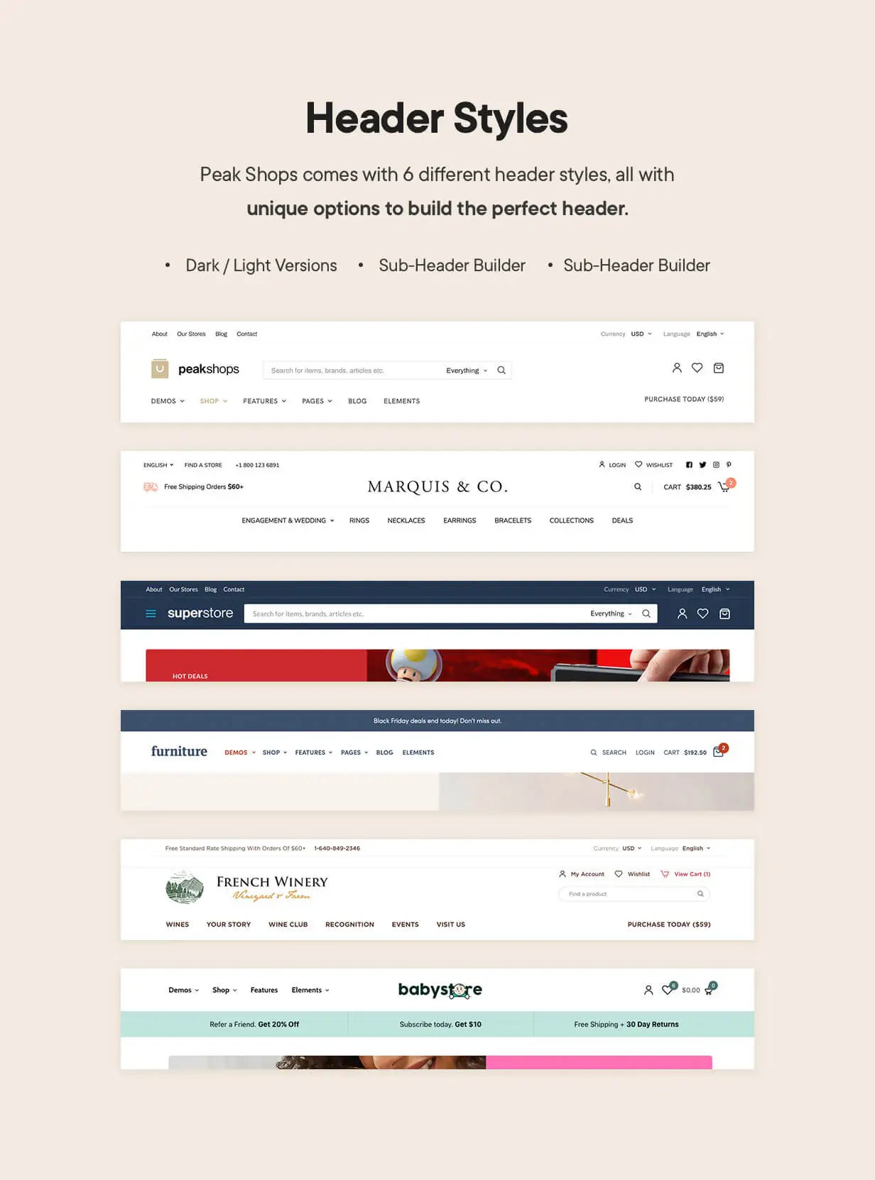 PeakShops v1.5.0 NULLED - Modern & Multi-Concept WooCommerce Theme