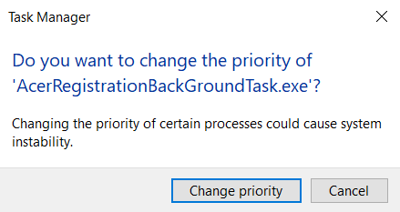 Cách đặt Mức độ ưu tiên của Quy trình trong Trình quản lý Tác vụ trên Windows 10 16 Cách đặt Mức độ ưu tiên của Quy trình trong Trình quản lý Tác vụ trên Windows 10