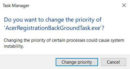 Cách đặt Mức độ ưu tiên của Quy trình trong Trình quản lý Tác vụ trên Windows 10 16 Cách đặt Mức độ ưu tiên của Quy trình trong Trình quản lý Tác vụ trên Windows 10