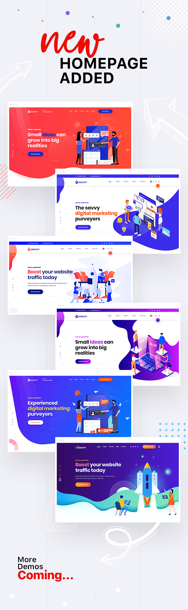 Seocify v3.1 NULLED - SEO Digital Marketing Agency WordPress Theme