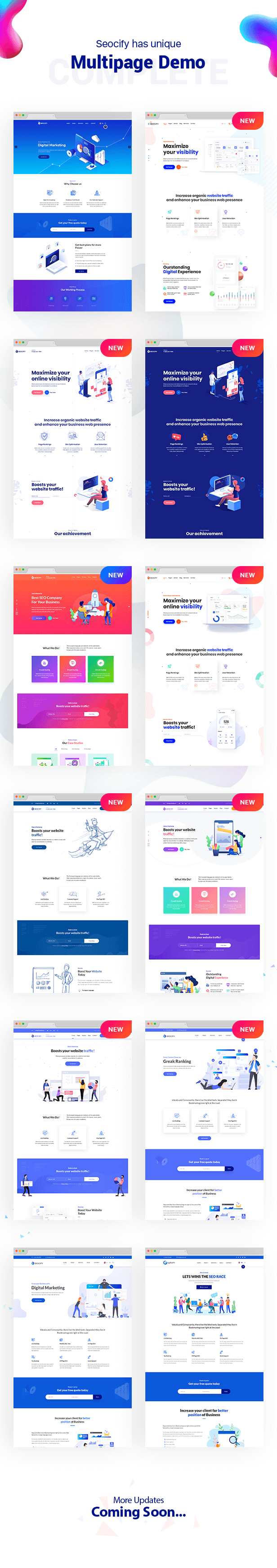 Seocify v3.1 NULLED - SEO Digital Marketing Agency WordPress Theme