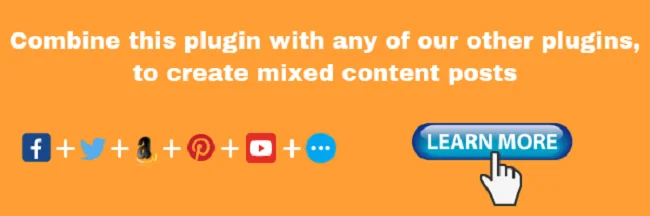 Nội dung hỗn hợp được hỗ trợ