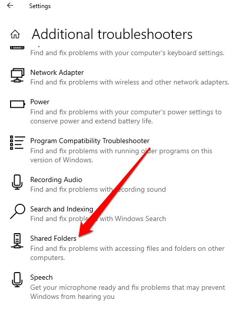 Khắc phục không thể truy cập hoặc xem thư mục được chia sẻ từ PC chạy Windows 10 56 Khắc phục không thể truy cập hoặc xem thư mục được chia sẻ từ PC chạy Windows 10