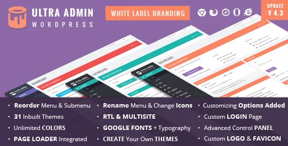 Material v8.3 NULED - White Label WordPress Admin Theme 1 Tư liệu - Nhãn trắng WordPress Admin Theme - 1