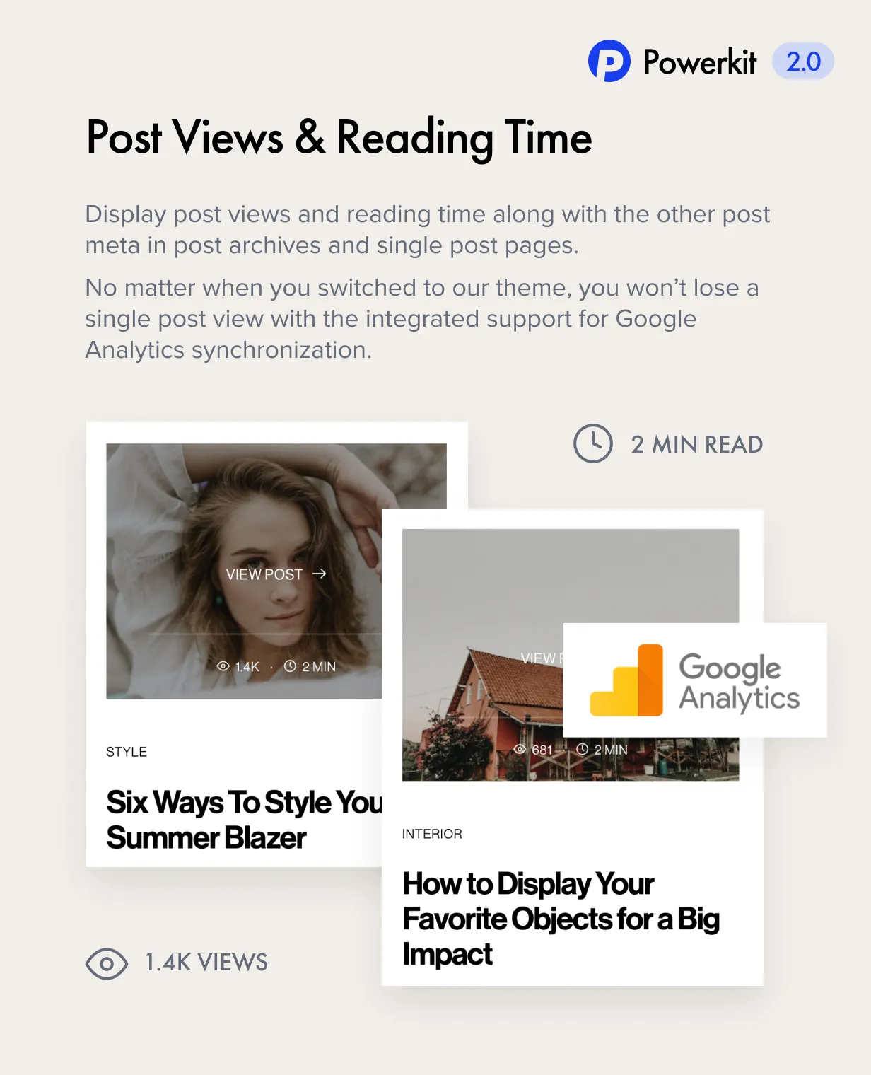 Authentic v7.1.1 - Lifestyle Blog & Magazine WordPress Theme 18 Lượt xem & Thời gian đọc