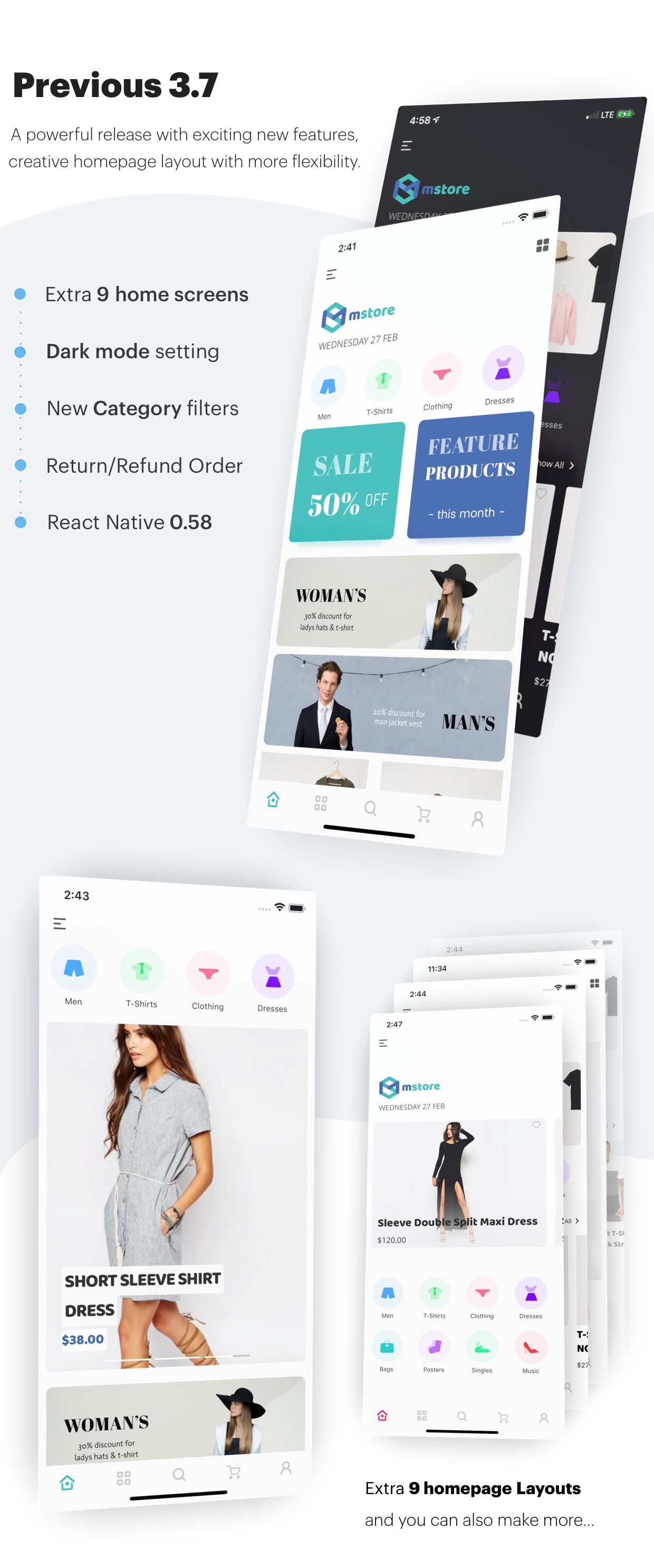 MStore Pro - Mẫu React Native hoàn chỉnh cho thương mại điện tử - 6