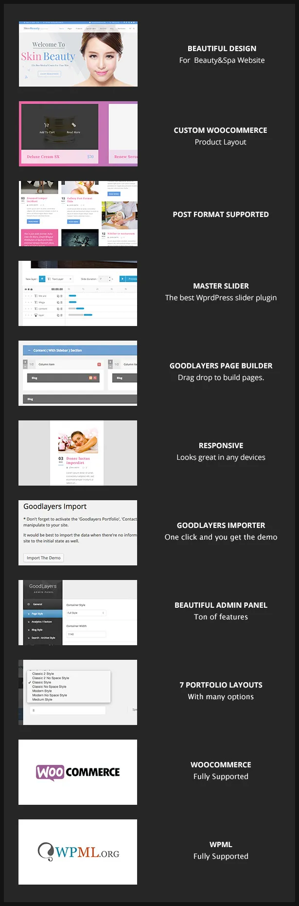 Làm đẹp da - Spa WordPress - 1