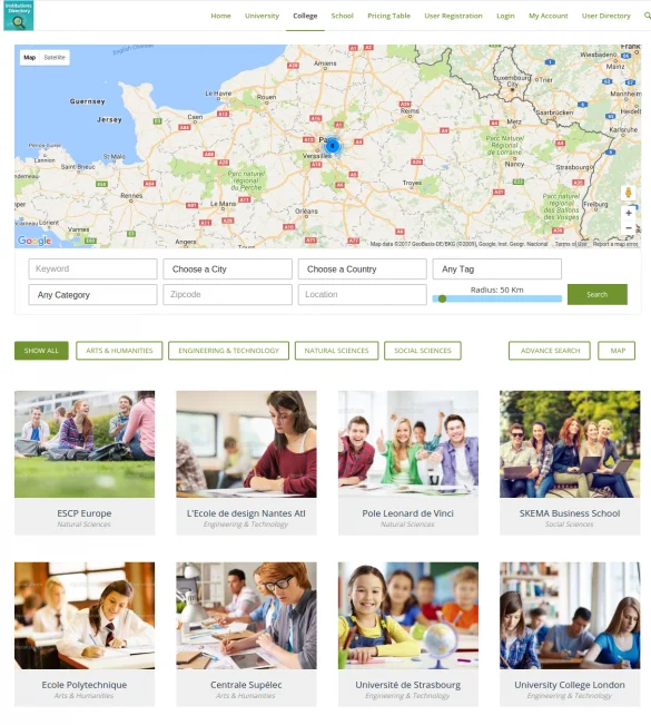 Institutions Directory WordPress Plugin v1.3.0 NULLED 3 Thư mục các tổ chức - 5