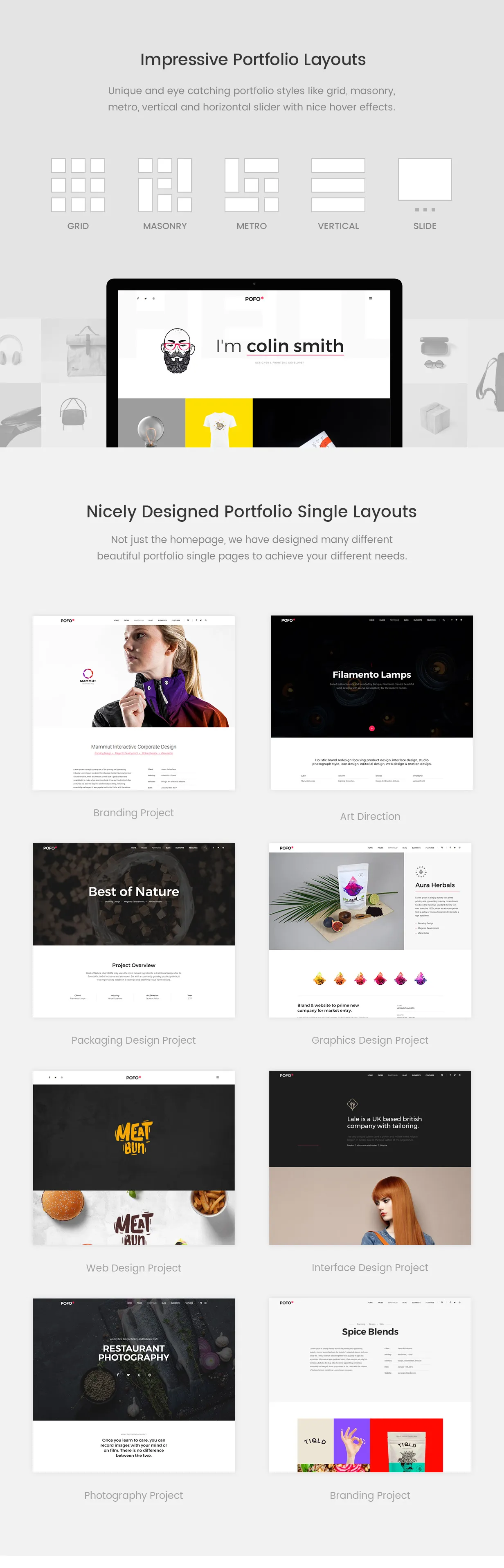 Pofo v1.4 NULLED - Creative Portfolio and Blog WordPress Theme