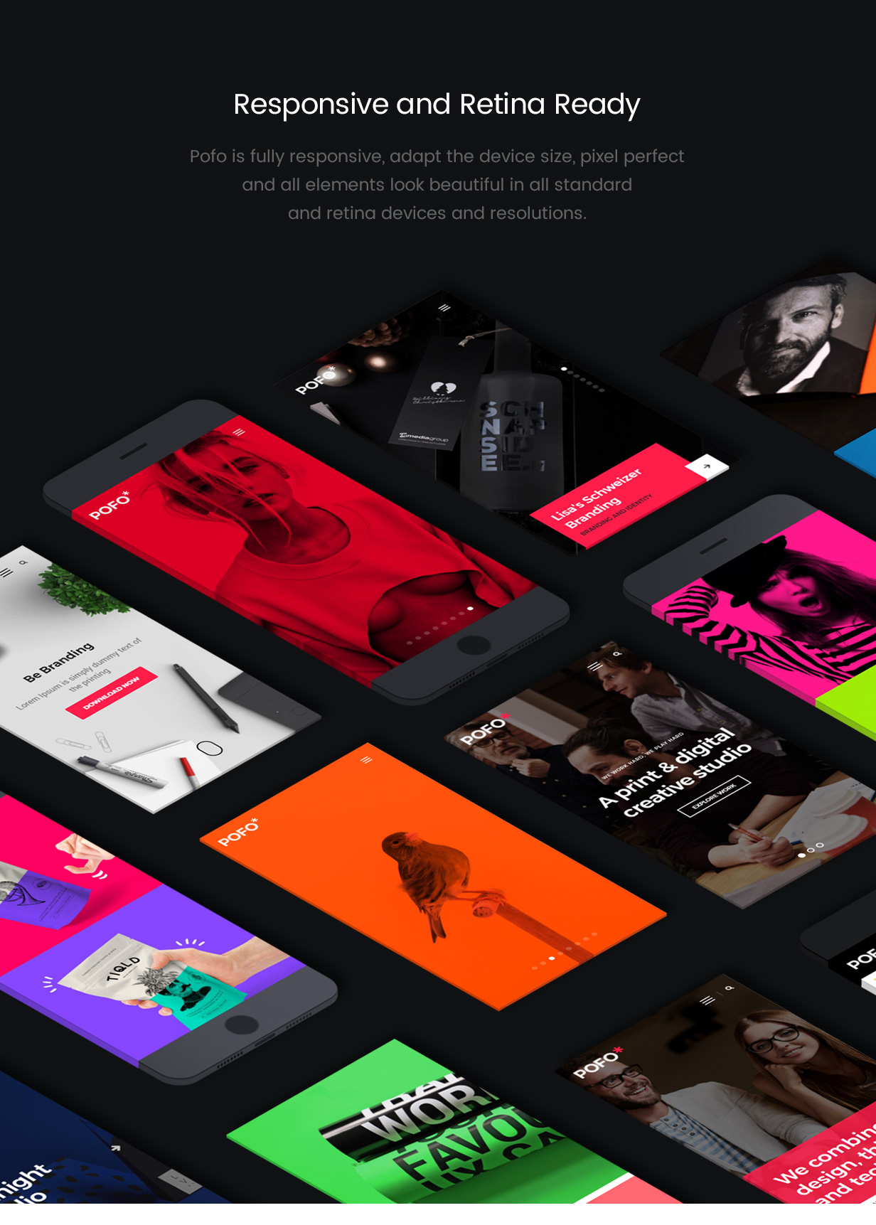 Pofo v1.4 NULLED - Creative Portfolio and Blog WordPress Theme