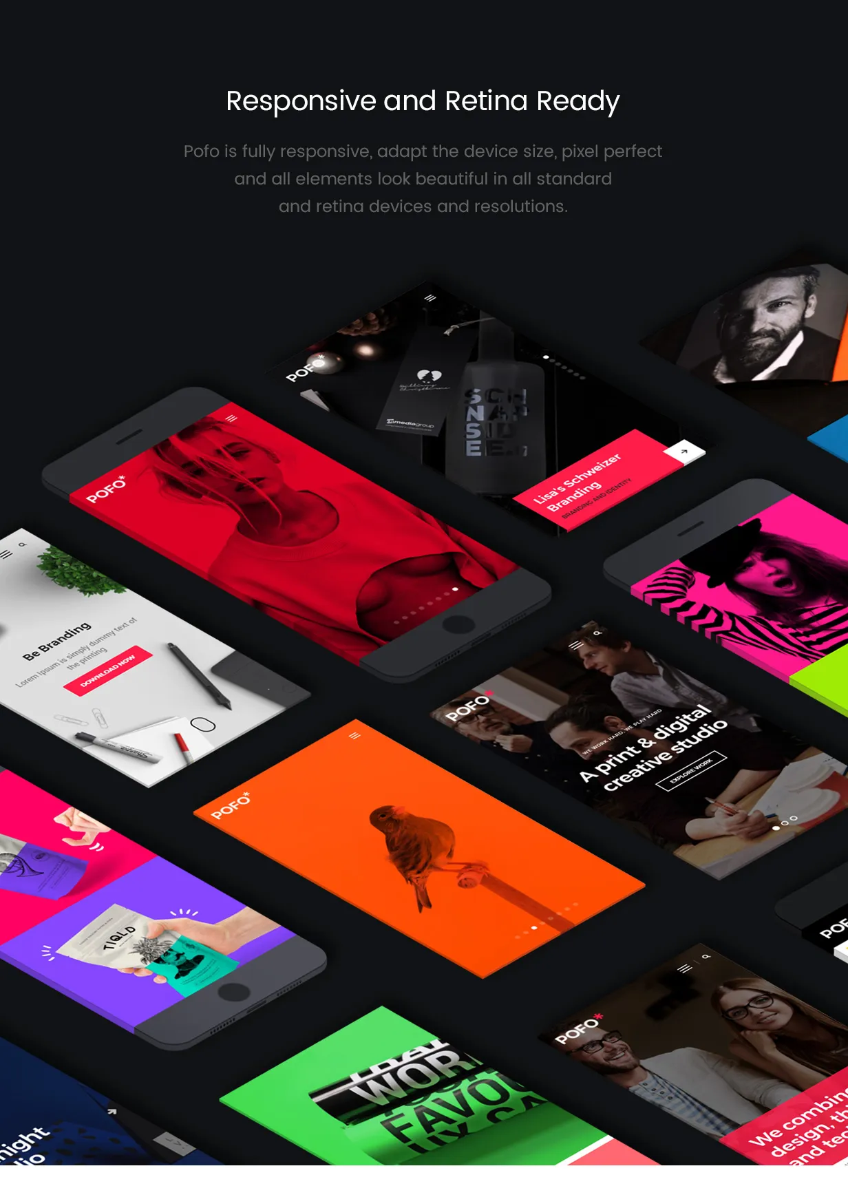 Pofo v1.4 NULLED - Creative Portfolio and Blog WordPress Theme