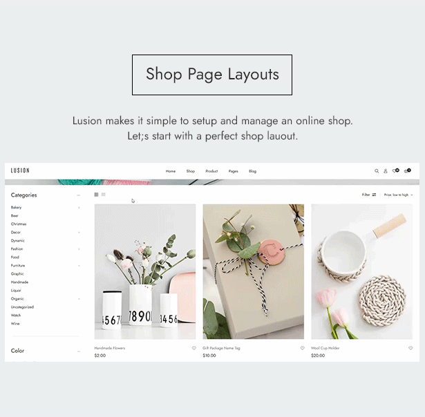 Lusion - WordPress thương mại điện tử đa năng Theme