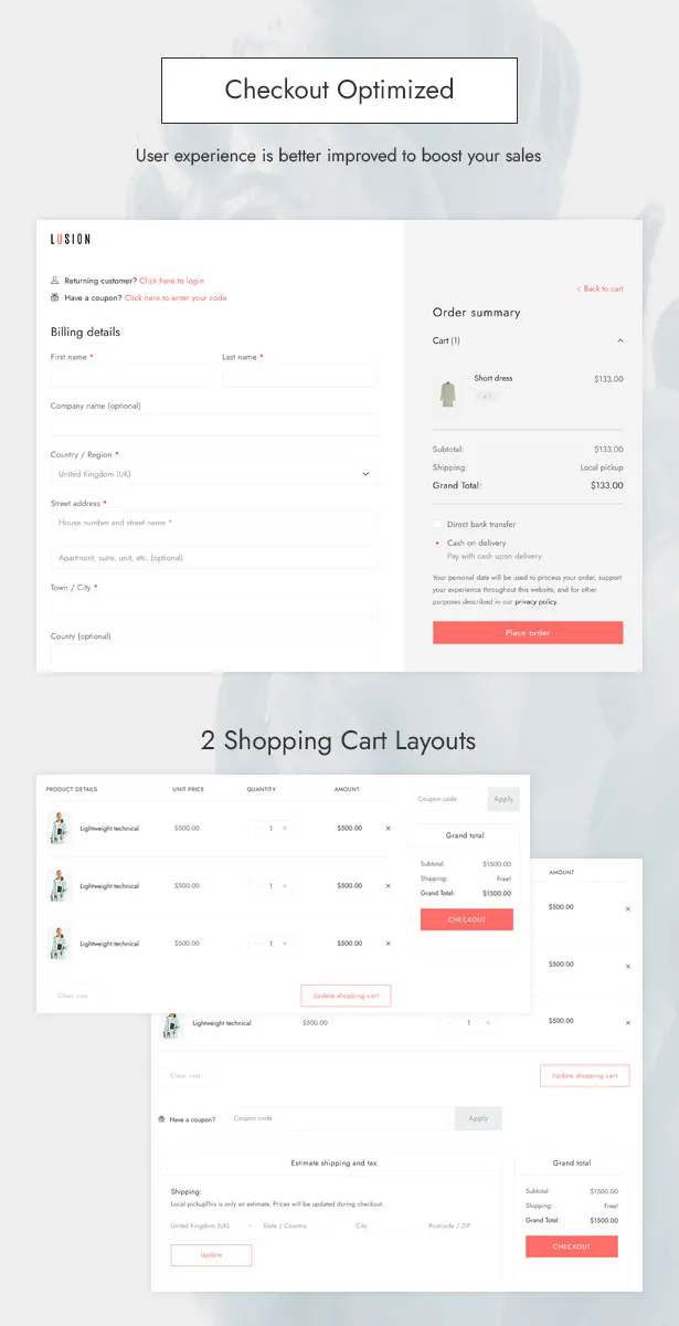 Lusion - WordPress thương mại điện tử đa năng Theme