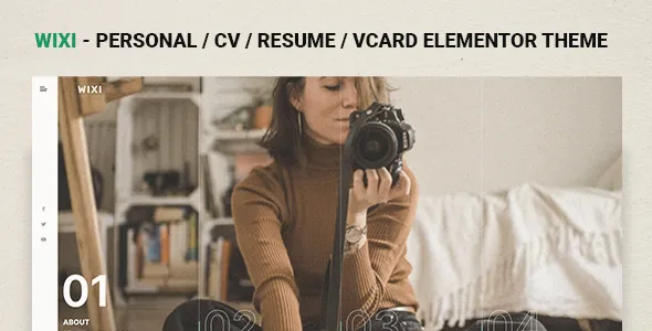 Wixi - Danh mục cá nhân WordPress Theme