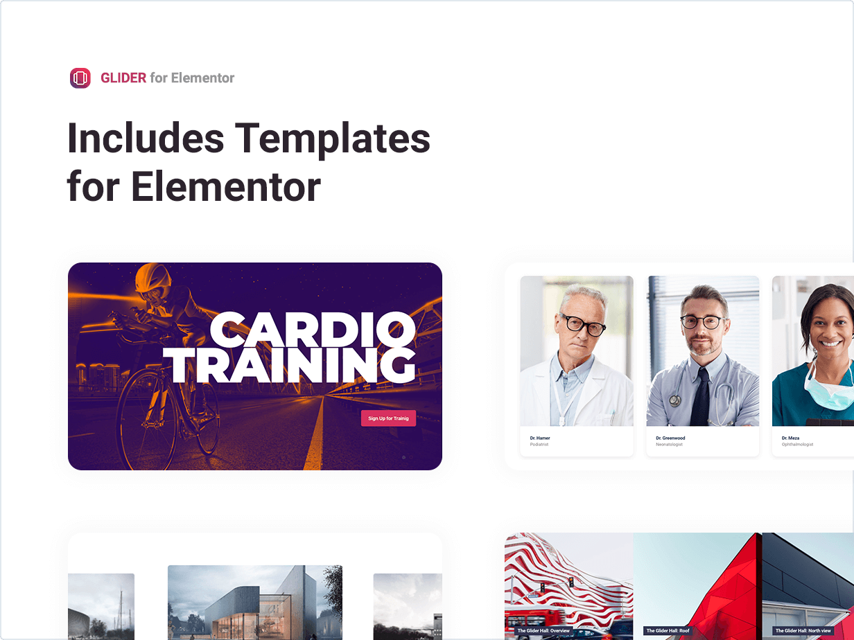 Bao gồm các Mẫu cho Elementor