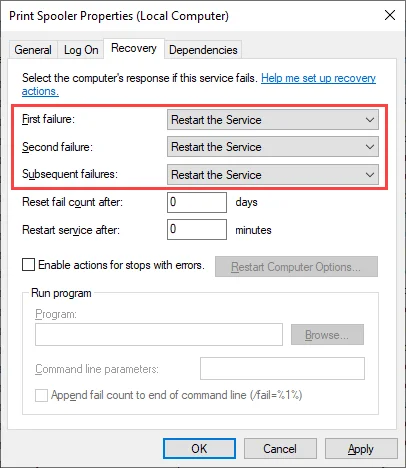 Khắc phục: Bộ đệm in tiếp tục dừng trên Windows 10 14 Khắc phục: Bộ đệm in tiếp tục dừng trên Windows 10