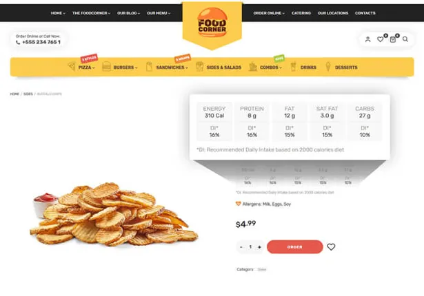 Lafka - WooCommerce Theme for Burger - Pizza & Giao đồ ăn - 8
