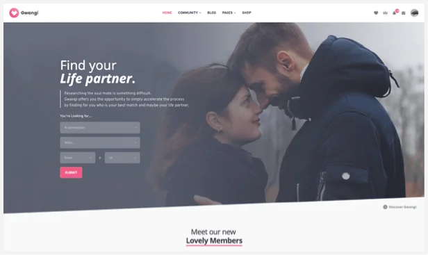 Gwangi - Tư cách thành viên đa năng PRO, Mạng xã hội & Cộng đồng BuddyPress Theme - 10