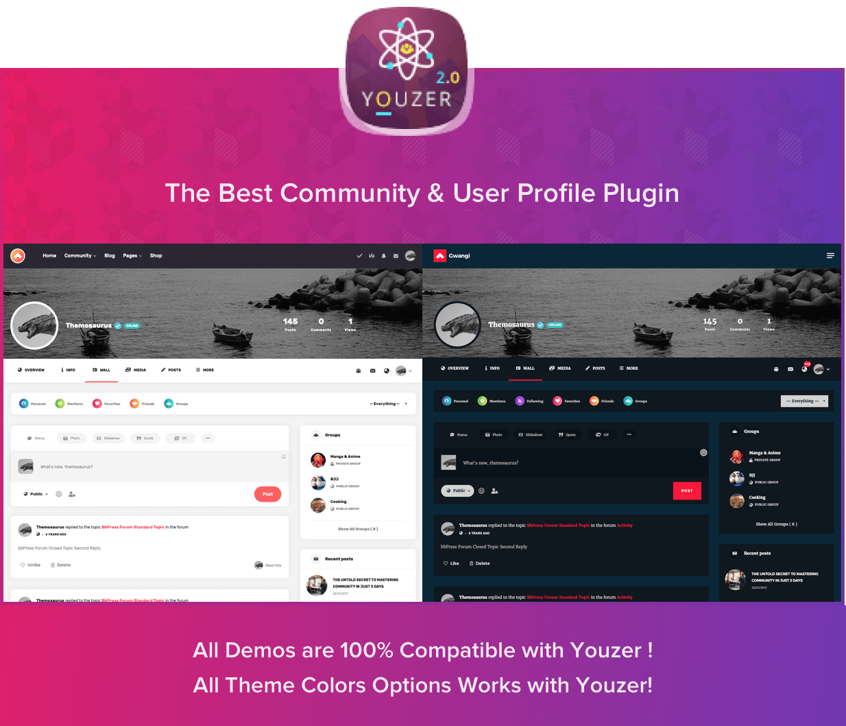 Gwangi - Tư cách thành viên đa năng PRO, Mạng xã hội & Cộng đồng BuddyPress Theme - 21