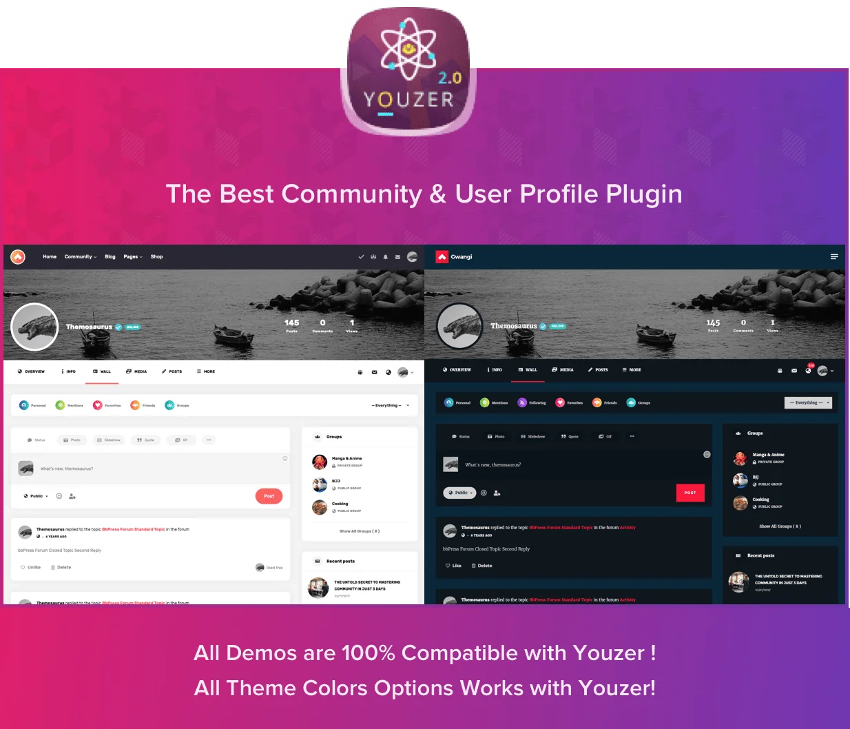 Gwangi - Tư cách thành viên đa năng PRO, Mạng xã hội & Cộng đồng BuddyPress Theme - 21
