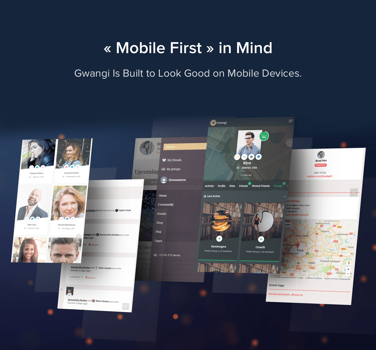 Gwangi - Tư cách thành viên đa năng PRO, Mạng xã hội & Cộng đồng BuddyPress Theme - 40