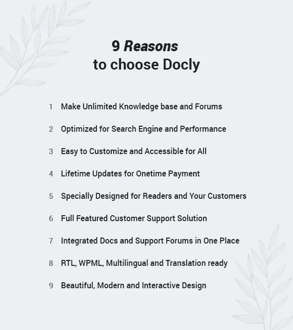 Docly - Documentation And Knowledge Base WordPress Theme with bbPress Helpdesk Forum 1