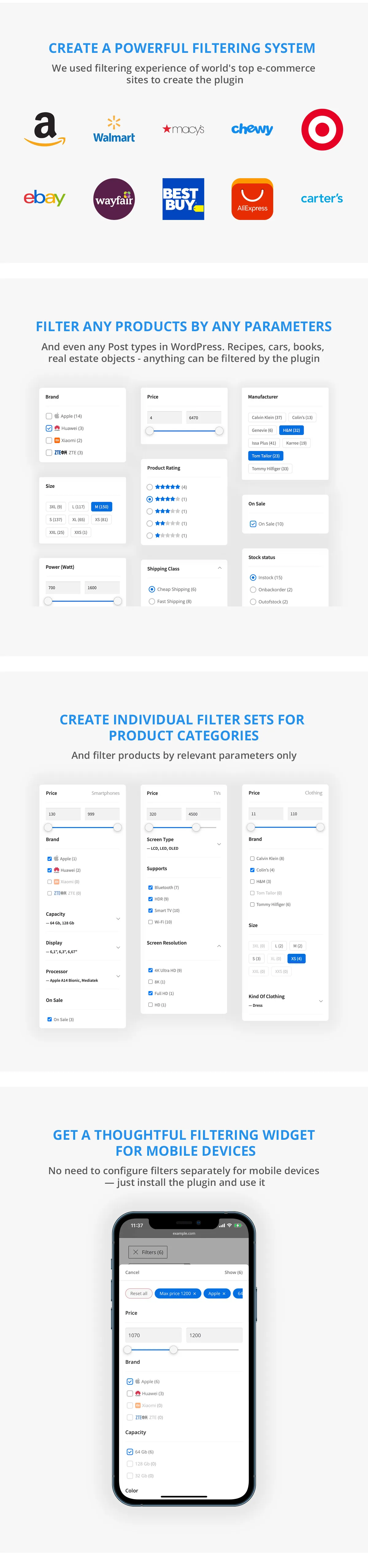 Lọc mọi thứ - WooCommerce Mô tả bộ lọc sản phẩm phần 1
