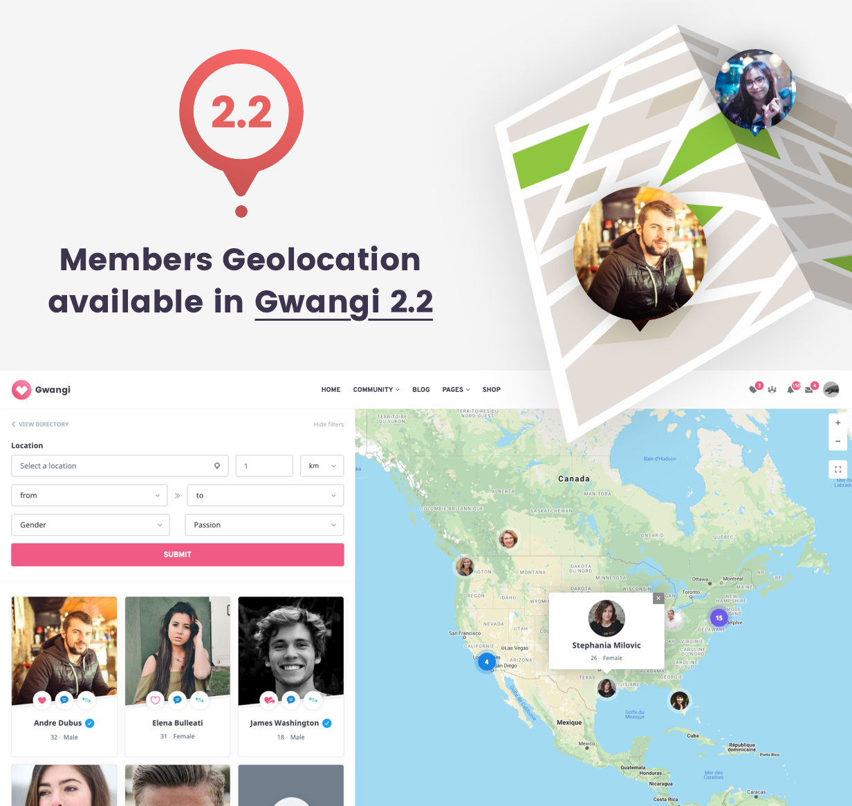 Gwangi - Tư cách thành viên đa năng PRO, Mạng xã hội & Cộng đồng BuddyPress Theme - 5