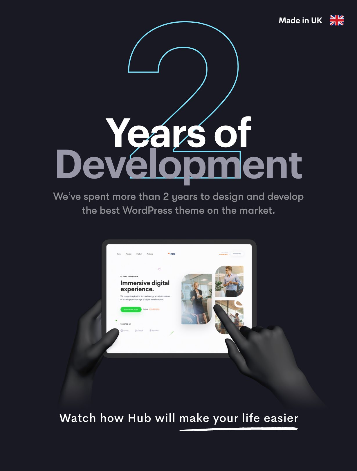 Hub - Responsive Multi-Purpose WordPress Theme 2