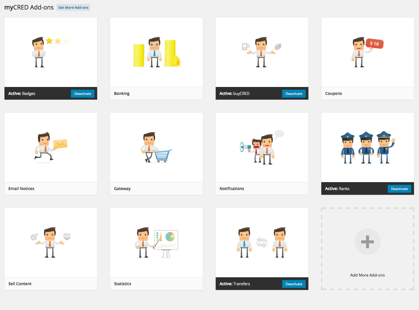 MyCred Addons Bundle - Top Rated WordPress Points Management System 1