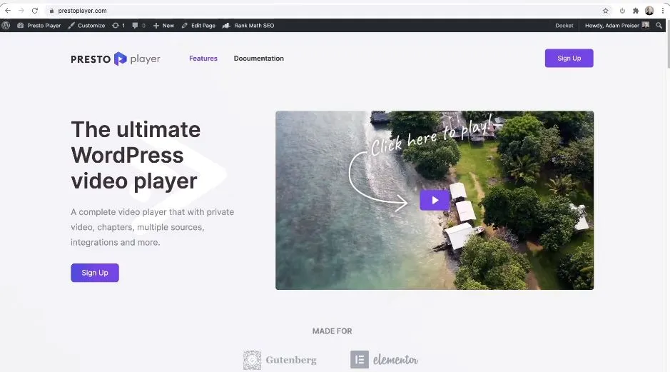 Presto Player v1.2.0 NULLED - The Ultimate Video Player WordPress Plugin 2 Presto Player - The Ultimate Video Player WordPress Plugin 2