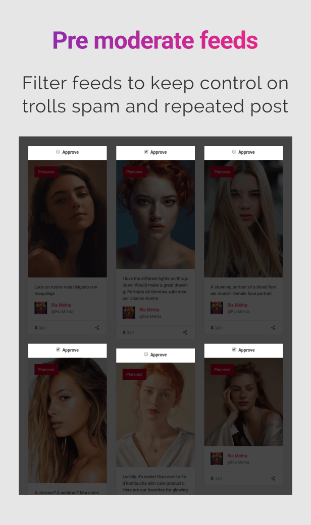 Social Stream Designer - Instagram Facebook Twitter Feed 3