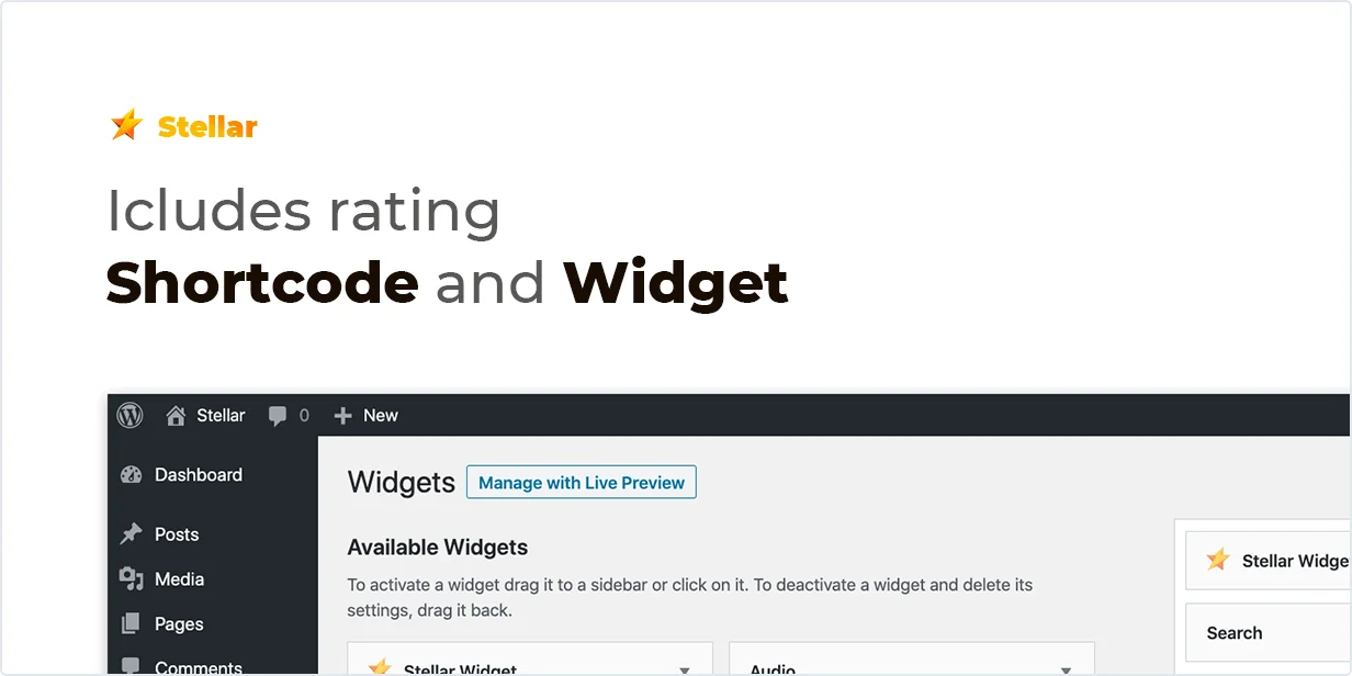 Stellar v2.1.7 NULLED - Star Rating plugin for WordPress 11 Stellar – Star Rating plugin for WordPress 11