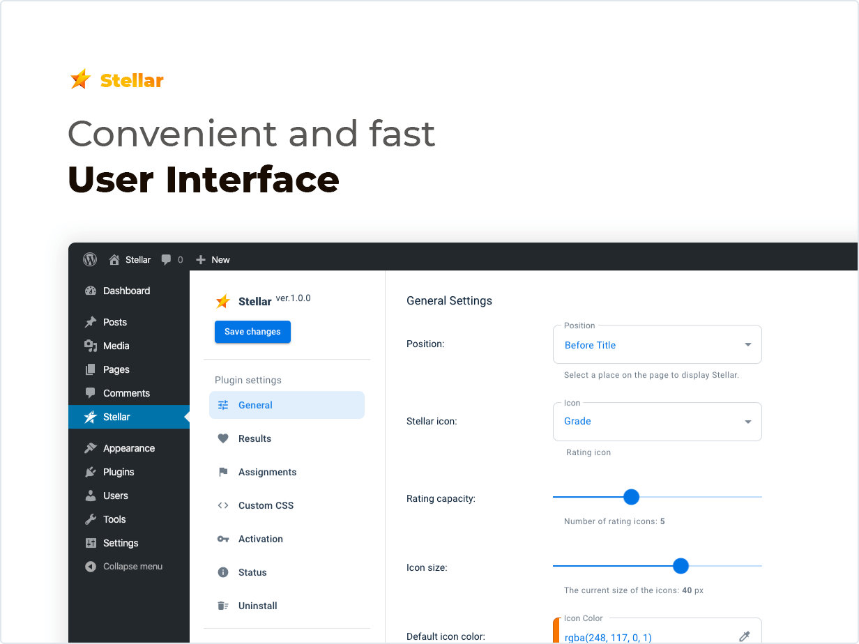 Stellar – Star Rating plugin for WordPress 12