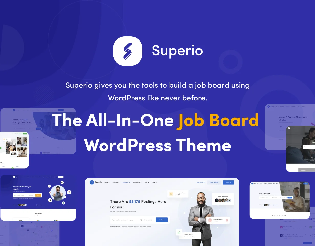 Superio v1.2.14 NULLED – Job Board WordPress Theme 2 Superio – Job Board WordPress Theme 2