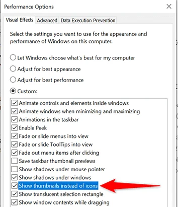 Hình thu nhỏ không hiển thị trong Windows 10? 9 bản sửa lỗi dễ dàng 16 Hình thu nhỏ không hiển thị trong Windows 10? 9 bản sửa lỗi dễ dàng