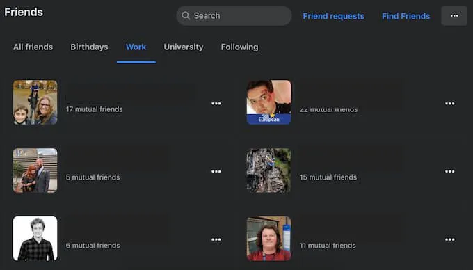 Cách tìm kiếm bạn bè trên Facebook theo vị trí, công việc hoặc trường học 6 Cách tìm kiếm bạn bè trên Facebook theo vị trí, công việc hoặc trường học