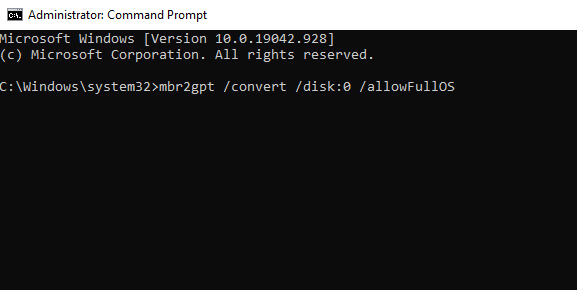 Cách thay đổi Chế độ BIOS từ Kế thừa sang UEFI mà không cần cài đặt lại Windows 10 14 Cách thay đổi Chế độ BIOS từ Kế thừa sang UEFI mà không cần cài đặt lại Windows 10