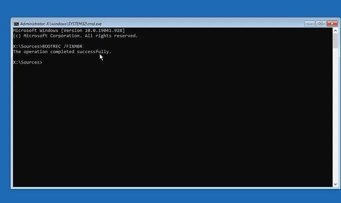 Cách khắc phục MBR (Bản ghi khởi động chính) trong Windows 10 6 Cách khắc phục MBR (Bản ghi khởi động chính) trong Windows 10