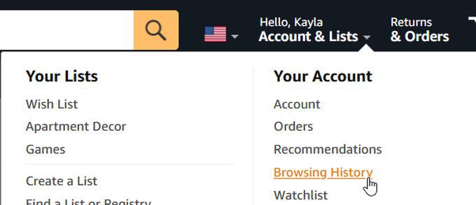Cách ẩn Đơn đặt hàng hoặc Mua hàng trên Amazon 10 Cách ẩn Đơn đặt hàng hoặc Mua hàng trên Amazon