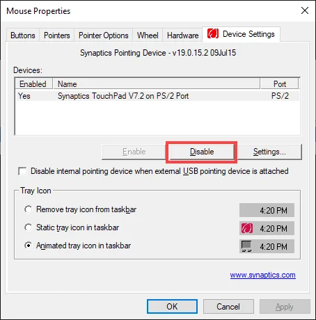 Khắc phục: Không thể tắt bàn di chuột trong Windows 10 12 Khắc phục: Không thể tắt bàn di chuột trong Windows 10