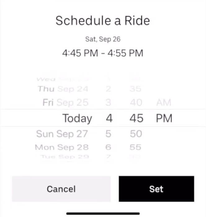 Không thể đặt trước Uber? Đây là việc cần làm 6 Không thể đặt trước Uber? Đây là việc cần làm