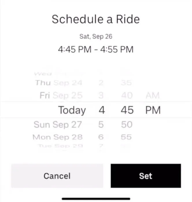 Không thể đặt trước Uber? Đây là việc cần làm 6 Không thể đặt trước Uber? Đây là việc cần làm