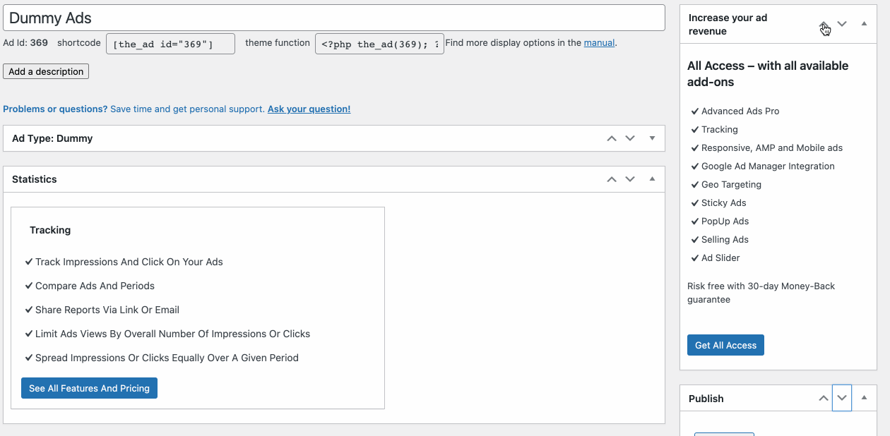 Advanced Ads Pro - The WordPress Ad Plugin 1