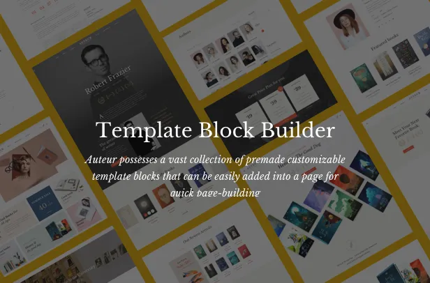 Auteur – WordPress Theme for Authors and Publishers 7