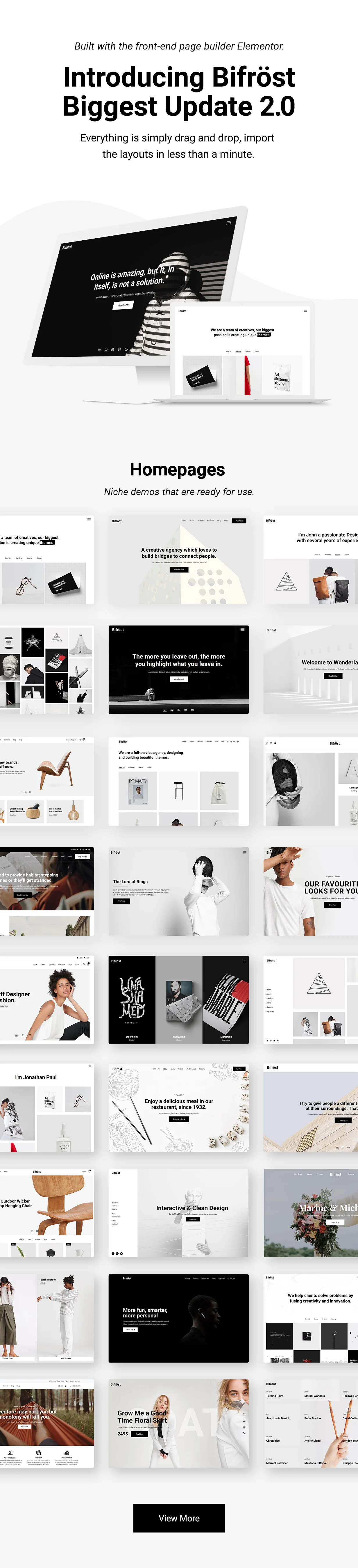 Bifrost - Simple Elementor WordPress Theme 1