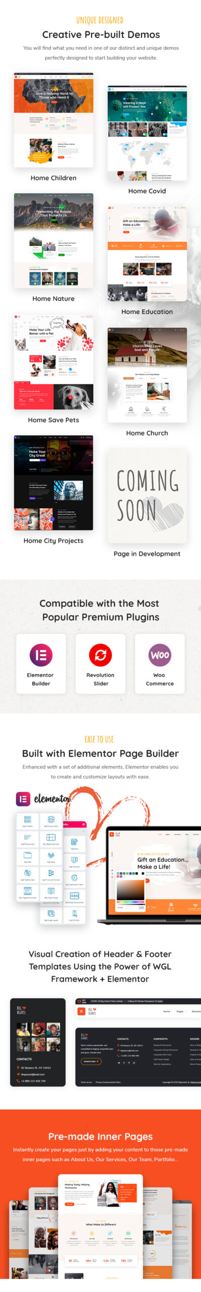 BigHearts - Charity & Donation WordPress Theme 2