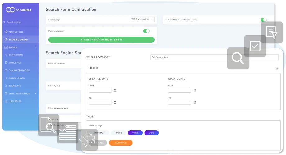 Công cụ tìm kiếm tệp linh hoạt và nâng cao