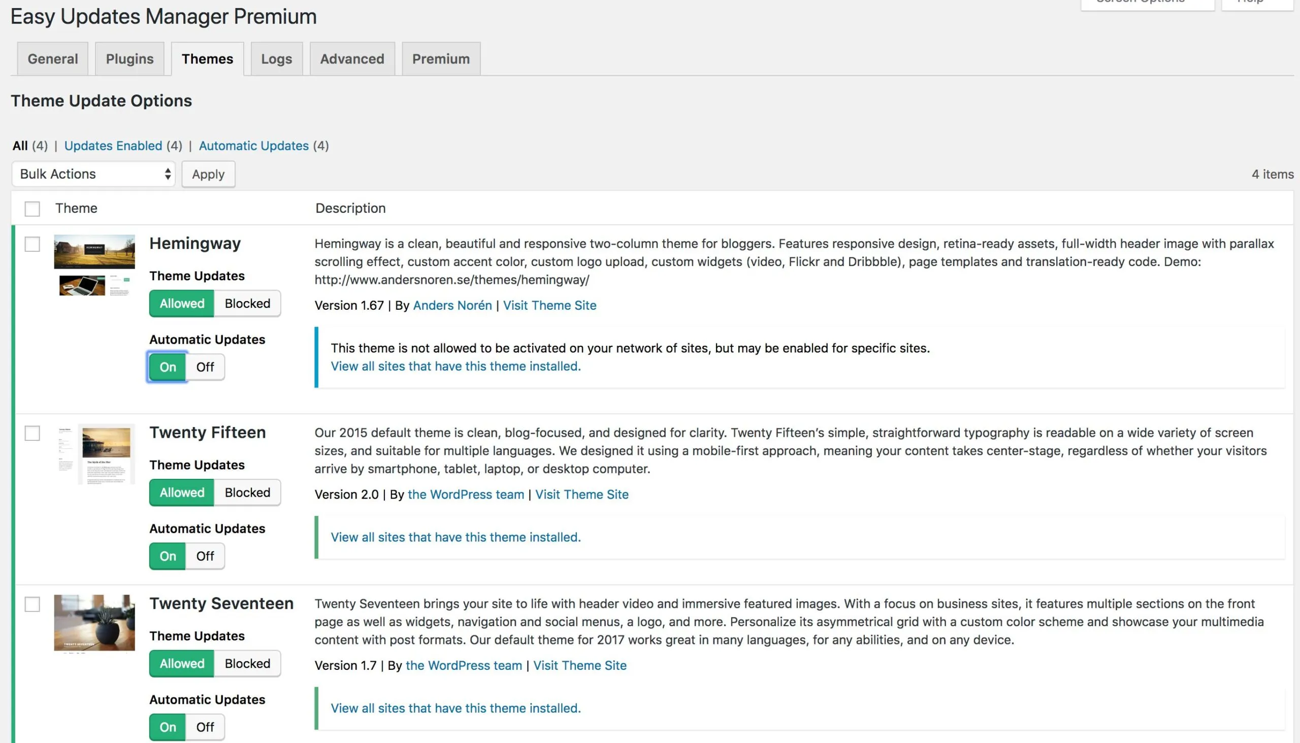 Easy Updates Manager Premium 5