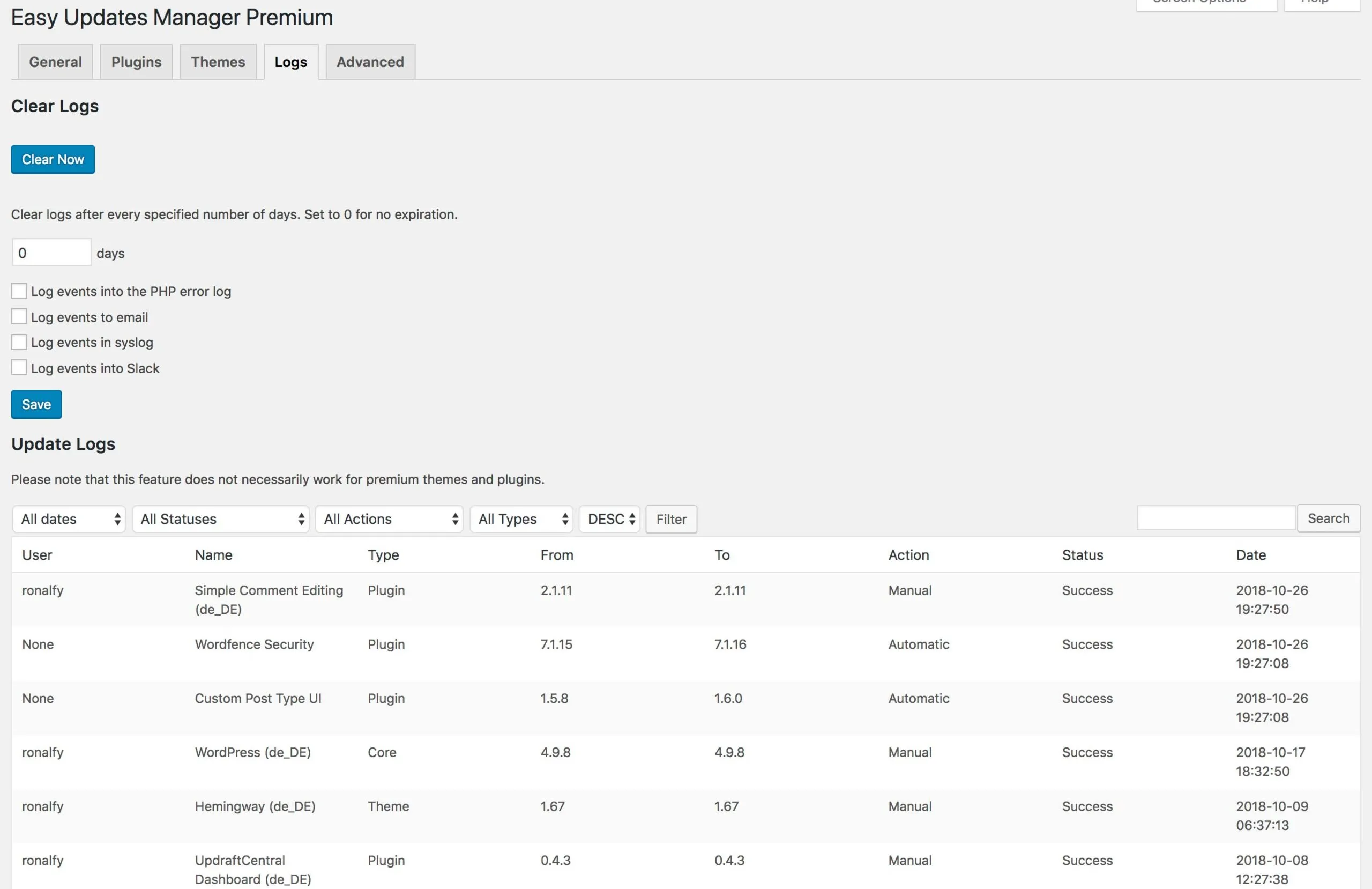 Easy Updates Manager Premium 7